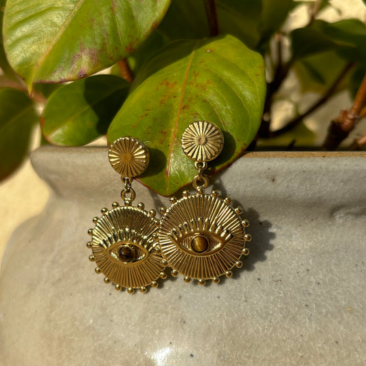 Boucles d'oreilles - oeil