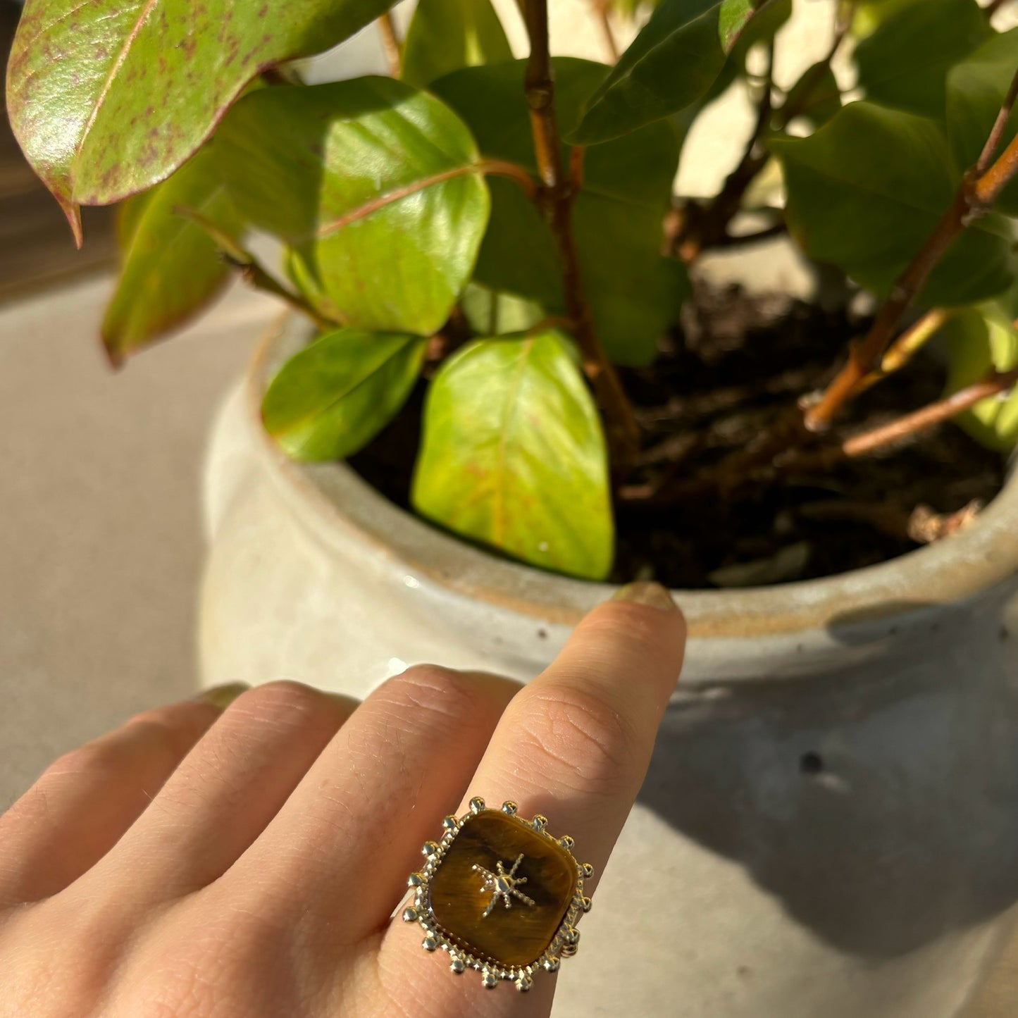 Bague Pauline - Marron